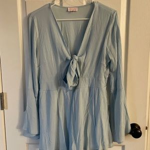 Light blue romper